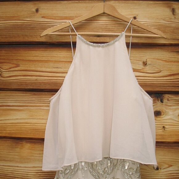 Aidan Mattox Bead Sheath Dress - Picture 3 of 8